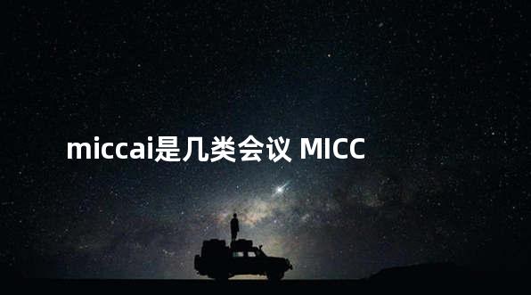 miccai是几类会议 MICCAI国际会议主席